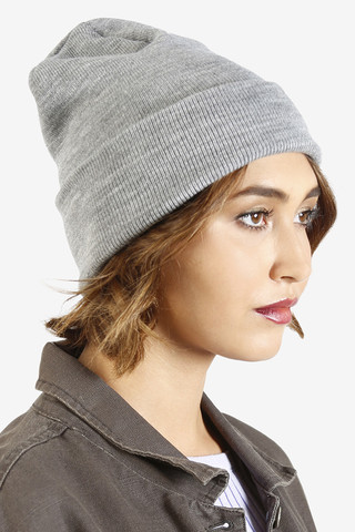 Cuffed Beanie - Heather Grey