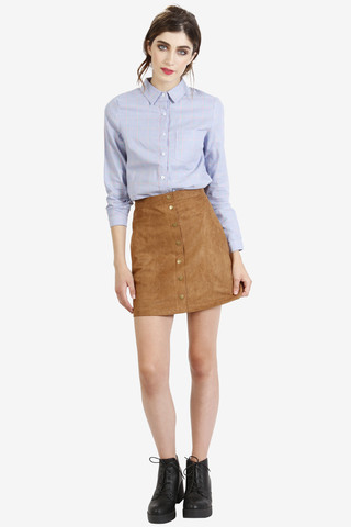 Pastel Grid Blouse