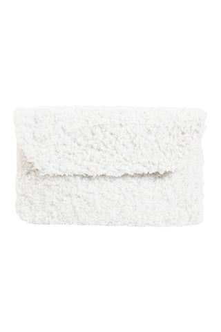 Snowed In Fuzzy Clutch