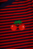 Casper Cherry Striped Ringer by Echo Club House